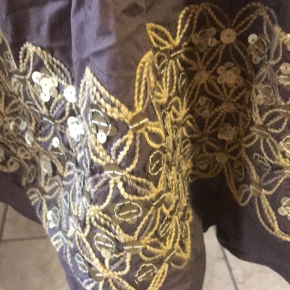 Ve Vinice small brown women’s skirt - Picture 4 of 4